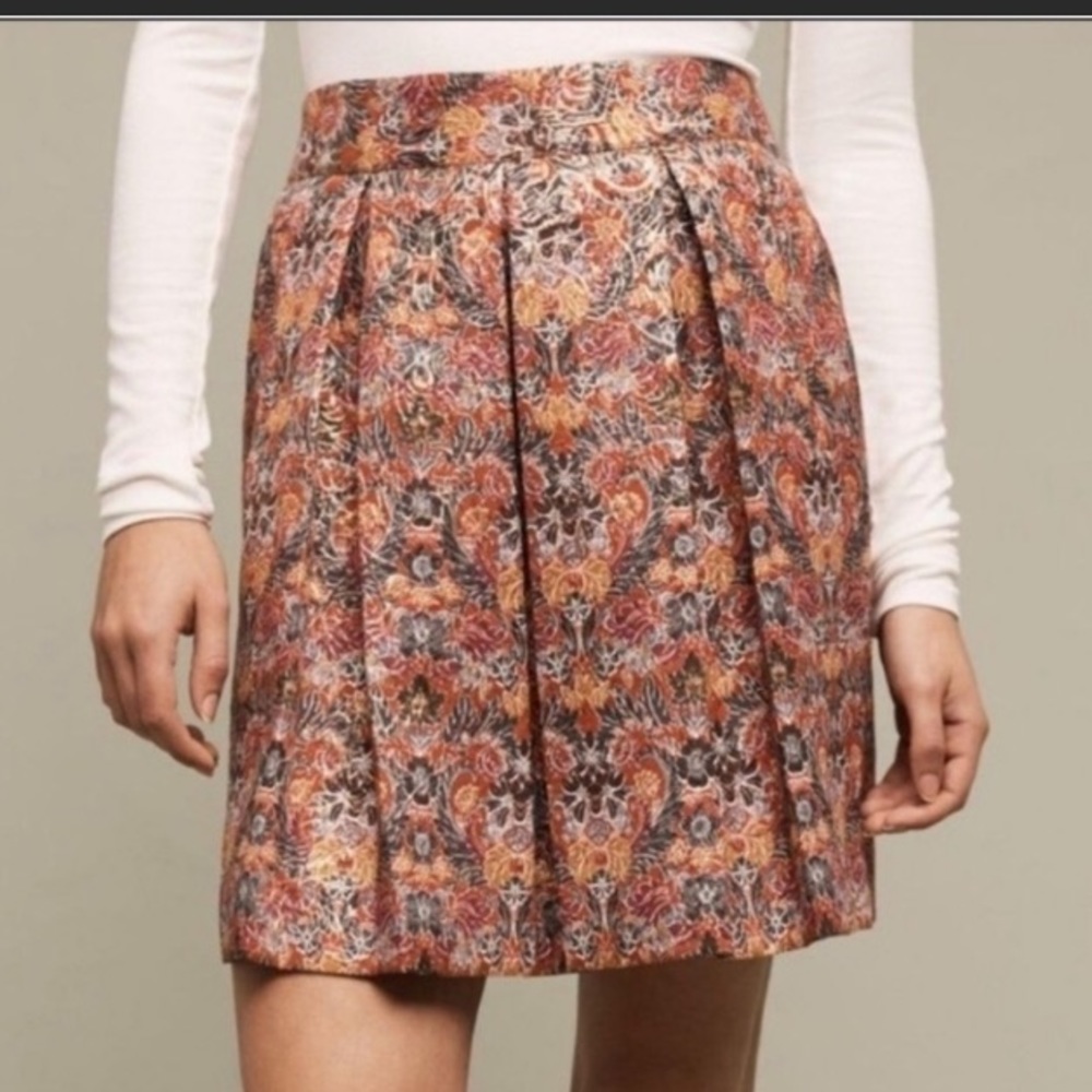🍭Removing 3/1  Maeve Rosia Floral Metallic Skirt